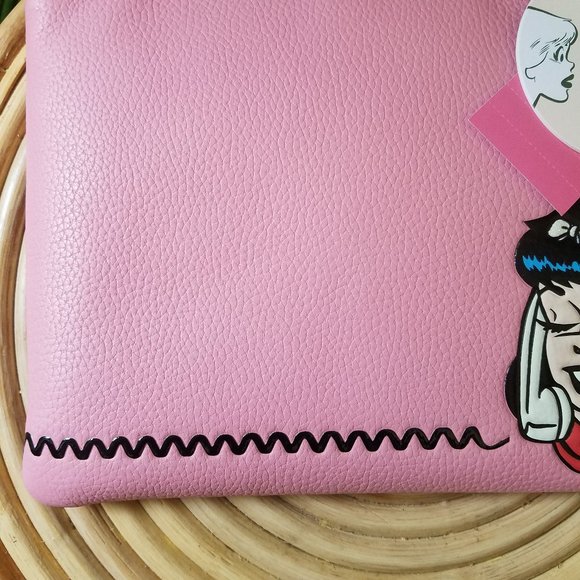 Archie Large zip Comics Pink Pouch Kate Spade - Picture 4 of 11